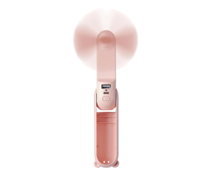 Gadżet technologiczny Jisulife Mini wentylator Handheld Fan Life8 powerbank 2000mAh latarka